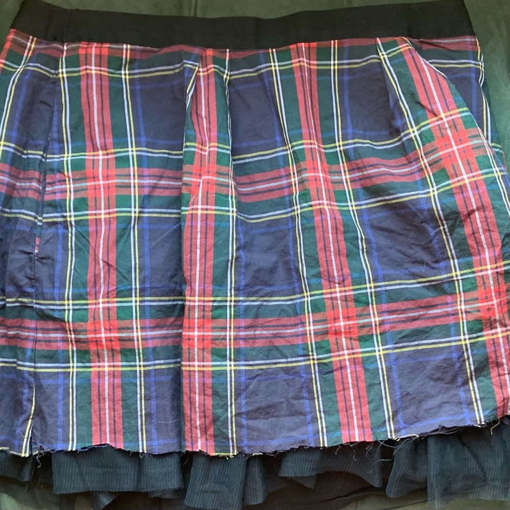 Plaid J. Crew Skirt